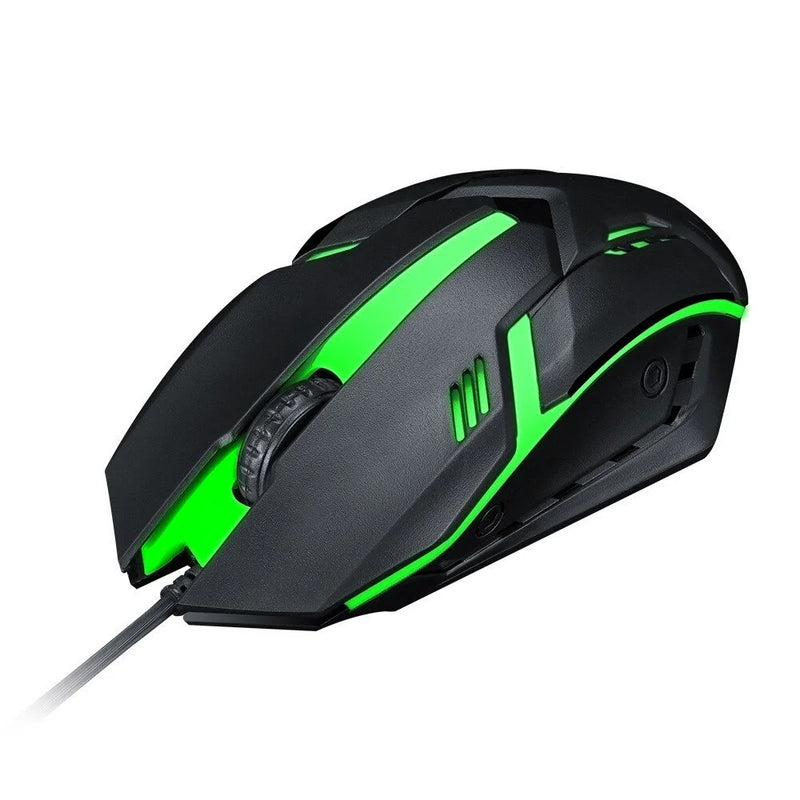 Alfa Mouse Gamer Usb 3200dpi Led Rgb Com Fio JX-M20